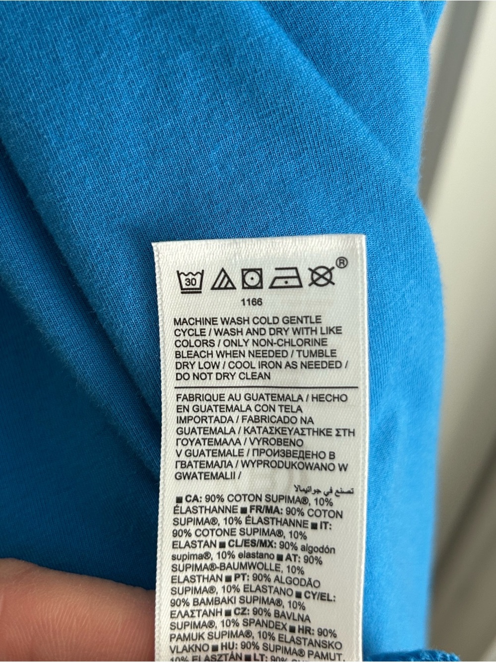 Athleta Bright Blue T-Shirt Dress - Picture 5 of 5